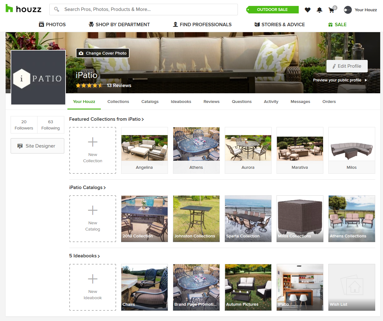 Houzz store Manager